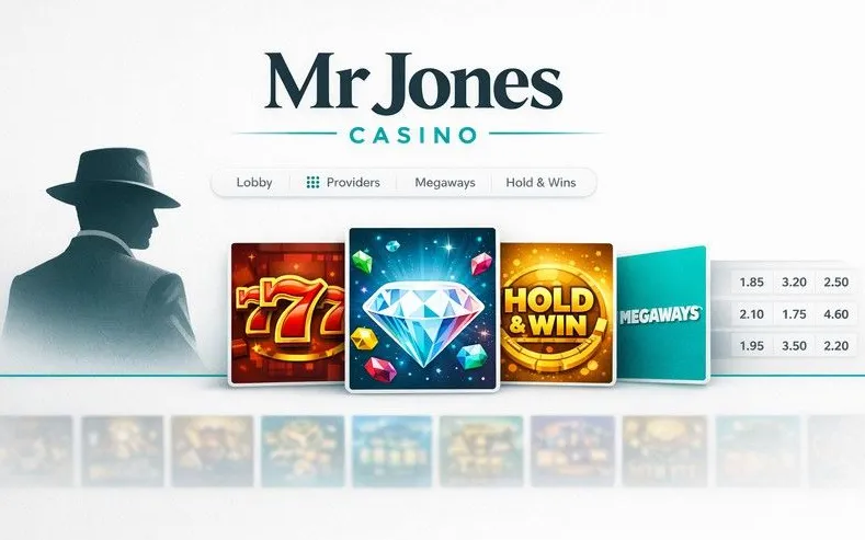 Mr Jones Casino mobile app banner