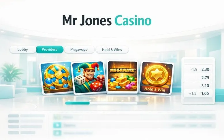 Mr Jones Casino betting page hero banner